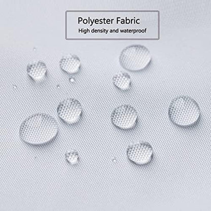 LLSCL White Fabric Shower Curtain Liner with Bottom Counterweight, Waterproof Hotel Quality, 72 x 72 Machine Washable