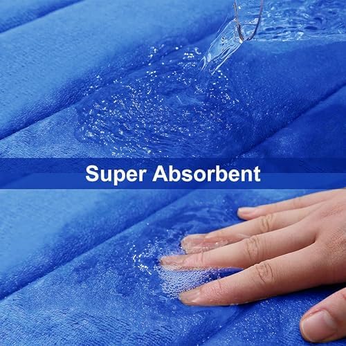 Buganda Memory Foam Bath Mat 70 x 24, Ultra Soft Absorbent Bathroom Rugs