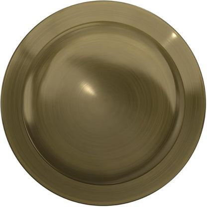 SCHLAGE F10 PLY 609 16-080 10-027 Plymouth Hall and Closet Knob, Antique Brass
