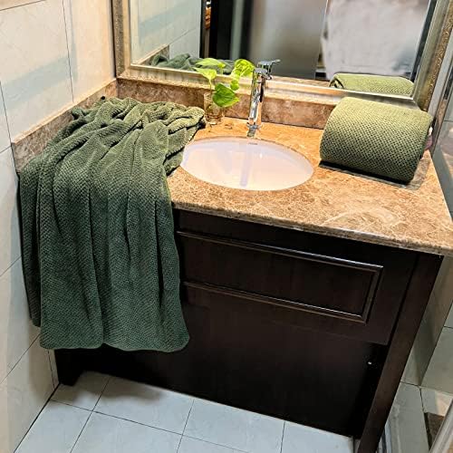 YTYC 39x78 Bath Sheet,Towel for Bathroom,Olive Green,1-Piece