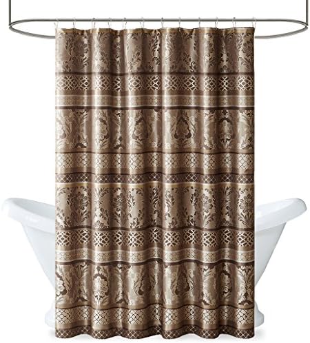 Madison Park Taupe Shower Curtain, 72"x72"