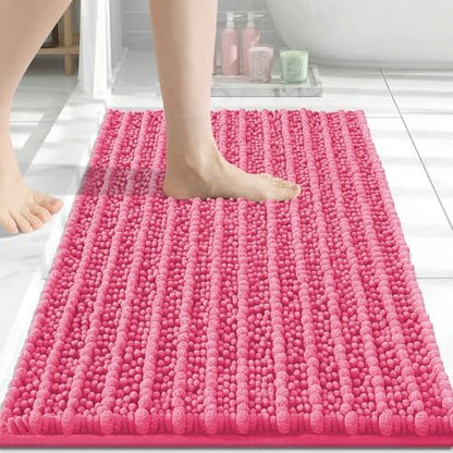 Arotive Bathroom Rugs Mat 24x16, Soft Absorbent Chenille Shaggy Bath Mat