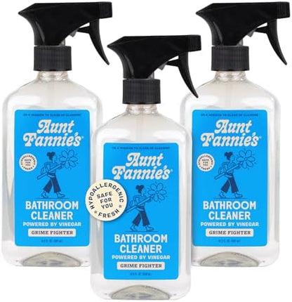 Aunt Fannie's Bathroom Cleaner Vinegar Spray, 16.9 oz, Pack of 3