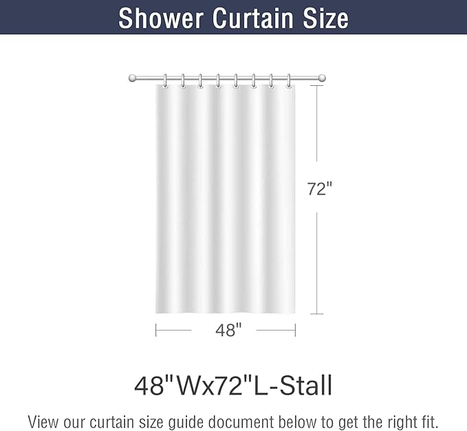 Teal Shower Curtain, Watercolor Eucalyptus Leaves Botanical Plants with Floral Bathroom Curtain Home Bathtub Decor Waterproof Fabric Machine Washable with 8 PCS Hooks,48" Wx72 L