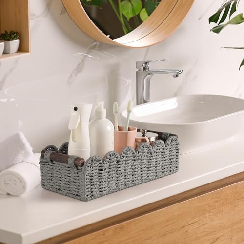 Bathroom Decor Basket for Toilet Paper Storage Baskets For Organizing