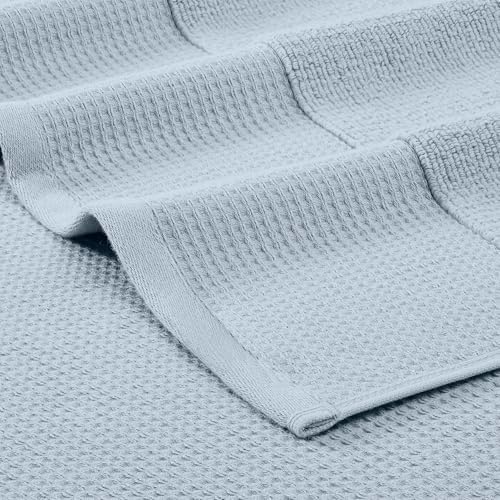 Modern Threads Waffle-Rib 6-Piece Towel Set – Premium Cotton Bath Towels, Ultra-Absorbent & Soft, Elegant Waffle Texture for Bathroom & Spa, Air
