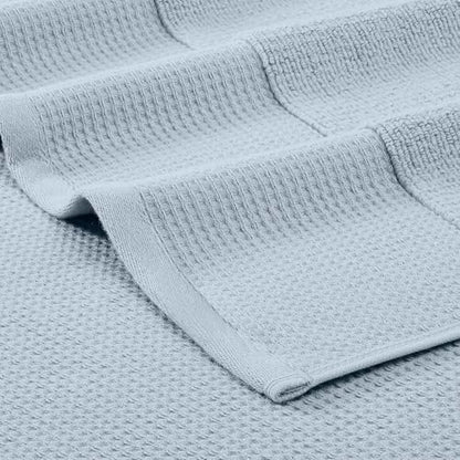 Modern Threads Waffle-Rib 6-Piece Towel Set – Premium Cotton Bath Towels, Ultra-Absorbent & Soft, Elegant Waffle Texture for Bathroom & Spa, Air