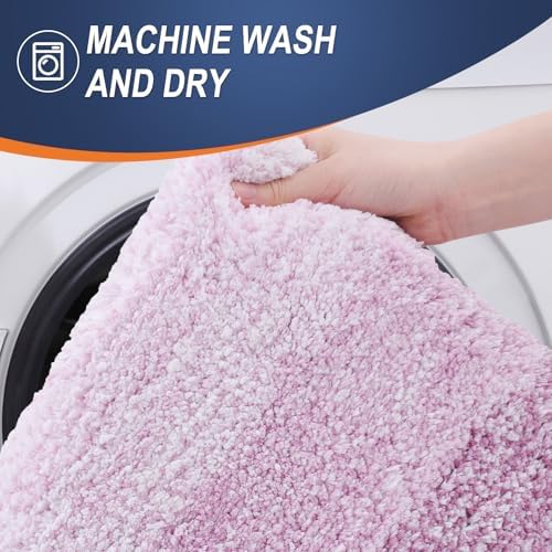 OLANLY Bathroom Rugs Mat 30x20, Extra Soft Absorbent Microfiber Bath Rugs