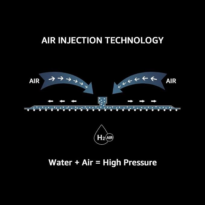 Iriber Chrome Shower System 10 Inch High Pressure Rainfall Shower Head and Shower Faucet Combo Set