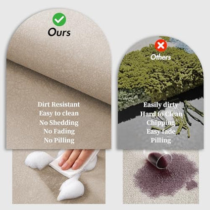Diatomaceous Earth Bath Mat Stone Bath Mats for Bathroom,15.7"x23.6",Taupe