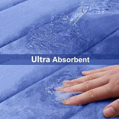 Buganda Memory Foam Bath Mat 35.4 x 24, Ultra Soft Absorbent Bathroom Rugs