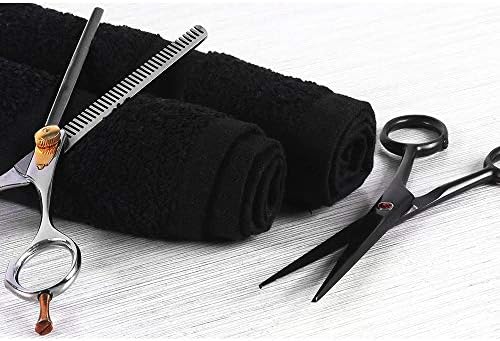 GREEN LIFESTYLE 96 Pack Black Pack Hand Towels 16 x 27 Premium Spa Quality, Super Soft and Absorbent for Gym, Pool, Spa, Salon and Home