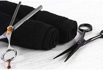 GREEN LIFESTYLE 96 Pack Black Pack Hand Towels 16 x 27 Premium Spa Quality, Super Soft and Absorbent for Gym, Pool, Spa, Salon and Home