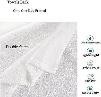 Naanle Soft 1 Bath Towel+1 Hand Towel+1 Washcloth, Cute Cherry Sweet Pattern 3 Towels Set Decor for Home,Bathroom, Hotel, Gym, Spa and Beach