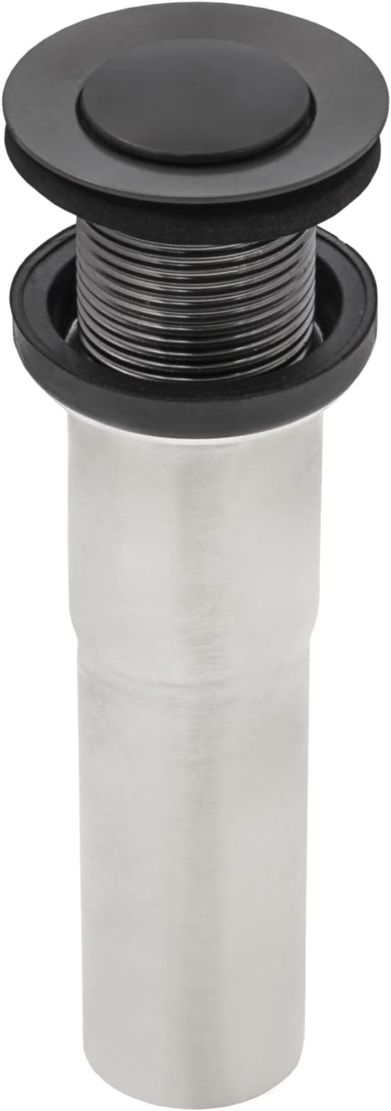 Ruvati 18 x 12 inch Gunmetal Black Undermount Bathroom Sink - 16 Gauge Stainless Steel Bathroom Sink with Brushed Finish, Easy-to-Clean Undermount Sinks - RVH6110BL