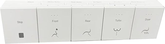 Remote-Control Shell for ABGAB Electric Bidet Seat(Remote Control Only, Not Including Toilet Seat),Pearl White