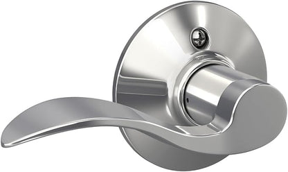 Schlage Lock Company F10 ACC 625 Accent Hall And Closet Lever, Bright Chrome