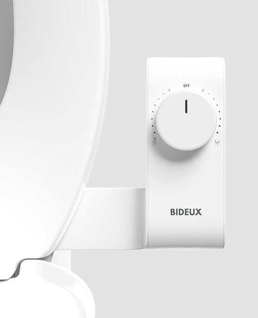 Core 1.0 -Ultra-Slim Non-Electric Bidet Attachment for Toilet – Dual Nozzle, Adjustable Water Pressure, Easy DIY Installation, Self-Cleaning Sprayer, Eco-Friendly Design (White)