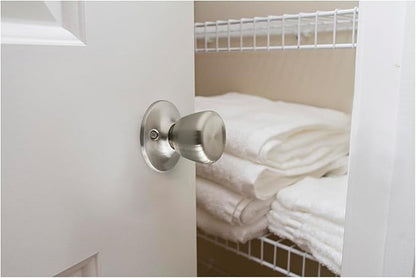 Design House 728386 Terrace Dummy Door Knob Satin Nickel