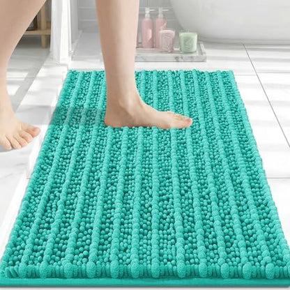 Arotive Bathroom Rugs Mat 24x16, Soft Absorbent Chenille Shaggy Bath Mat