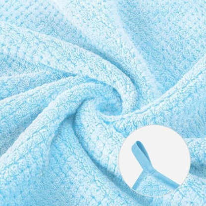 MaopaoBeauty 2 Pack Oversized Bath Towel Set 35in x 70in Bath Sheets for Shower Pool Beach Bathroom Super Absorbent Soft Quick Dry Blue Towels(2PCS Blue)