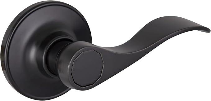 Design House 778894 Springdale Passage Hall and Closet Door Lever Matte Black