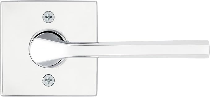 Kwikset Lisbon Non-Functioning Dummy Door Lever in Polished Chrome