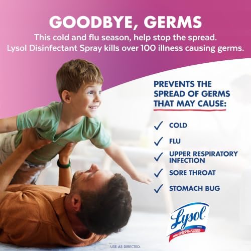 Lysol Disinfectant Spray, Sanitizer, Morning Breeze, 19 oz, 2 Pack