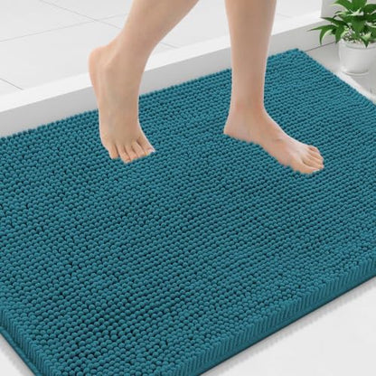 Smiry Bathroom Rugs 36X24, Luxury Chenille Extra Soft Absorbent Bath Mat