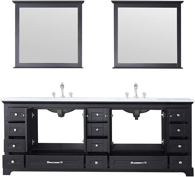 Jacques 60 in. W x 22 in. D Distressed Grey Double Bath Vanity and White Quartz Top