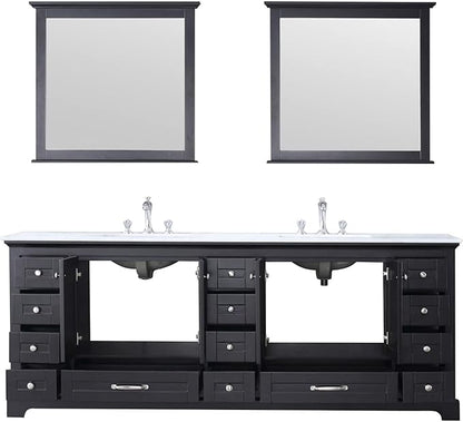 Jacques 60 in. W x 22 in. D Distressed Grey Double Bath Vanity and White Quartz Top
