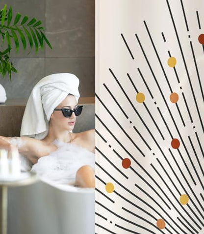 Bathroom Shower Curtain Cute Cortinas para Baño 72 x 72, Sun