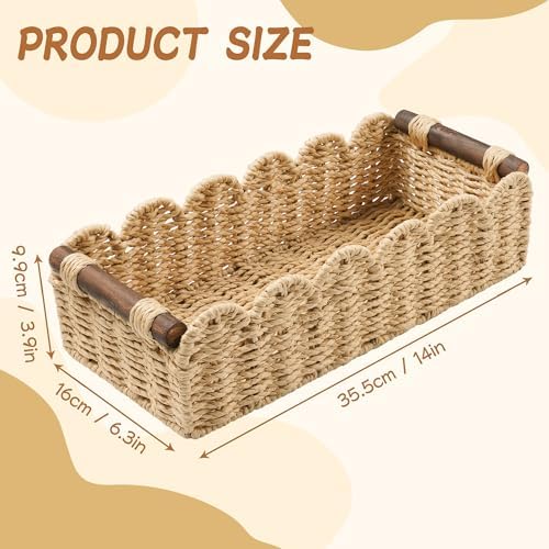 Bathroom Decor Basket for Toilet Paper Storage Baskets For Organizing