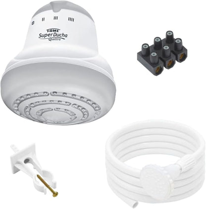 FAME - Electric shower110V - SUPERDUCHA QUATTRO. Tankless Water Heater Electric. 4 temperatures. Calentador de agua electrico - 4400W.