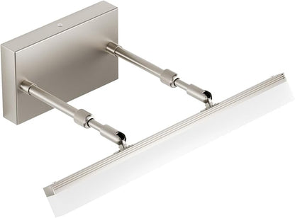 Aipsun Brushed Nickel Vanity Light 16 inch Modern Wall Sconces Adjustable LED Bathroom Light Fixtures Over Mirror Rotatable Vanity Lighting 5500K