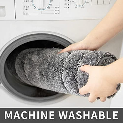COSY HOMEER Non-Slip Bath Mat Extra Thick Absorbent Plush Washable