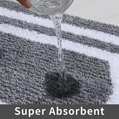 COSY HOMEER Non-Slip Bath Mat Extra Thick Absorbent Plush Washable