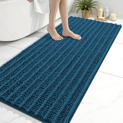 Arotive Bathroom Rugs Mat 60x24, Soft Absorbent Chenille Shaggy Bath Mat
