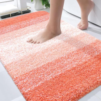 OLANLY Bathroom Rugs Mat 30x20, Extra Soft Absorbent Microfiber Bath Rugs