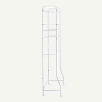 Amazon Basics Over the Toilet Storage Organizer, 3-Tier with 2 Paper Holders, 13.8 x 31.9 x 64.9 Inches, White