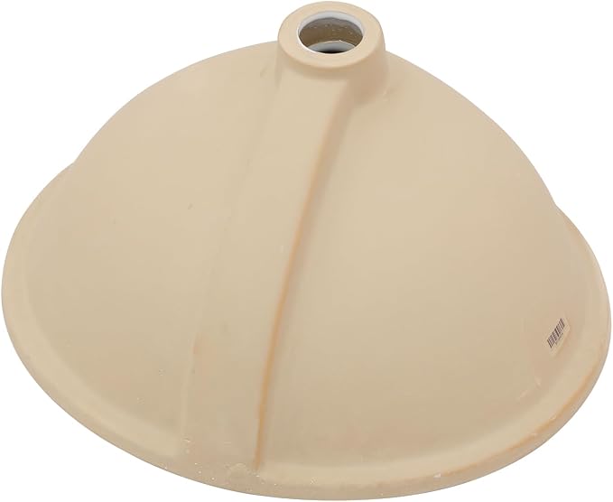 Undermount Bathroom Sink, 18''x15'' Oval Undermount Bathroom Sink White Porcelain Ceramic Bathroom Vessel Sink Under Counter Vanity Sink Bowl Lavatory Basin, inner dimension 16" x 13"