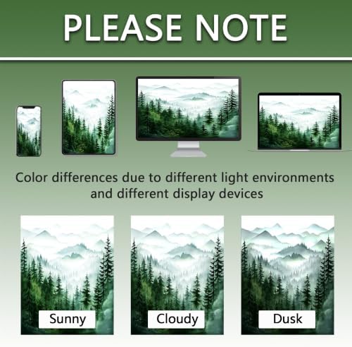 Dark Green and White Stall Shower Curtain, 54X72 in Narrow Small, Forest