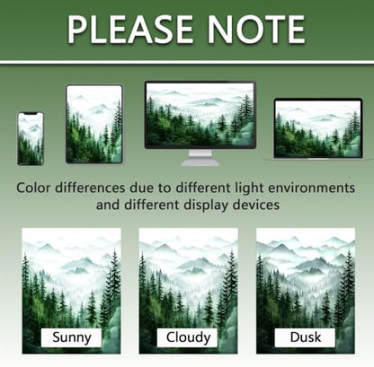 Dark Green and White Stall Shower Curtain, 47X64 in Narrow Small, Forest