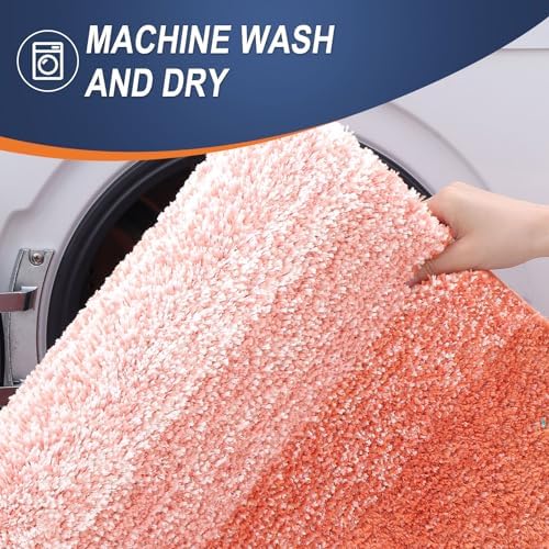 OLANLY Bathroom Runner Rug 59x24, Extra Soft Absorbent Microfiber Bath Rugs