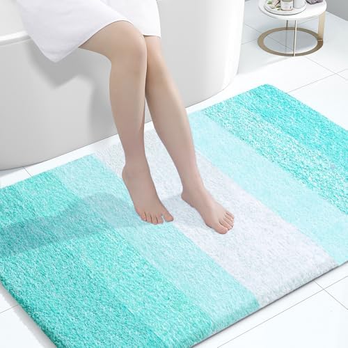 OLANLY Large Bathroom Rugs 44x32, Extra Soft Absorbent Microfiber Bath Rugs