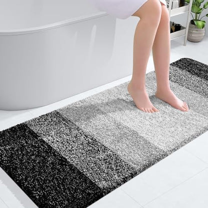 OLANLY Large Bathroom Rugs 50x30, Extra Soft Absorbent Microfiber Bath Rugs