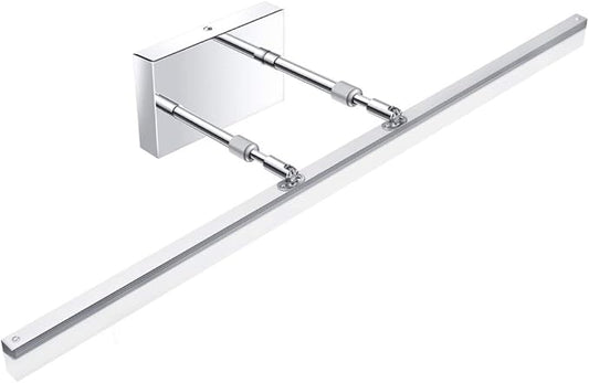 Aipsun 31.5 inch LED Vanity Lights Adjustable Bathroom Light Fixtures Bathroom Lighting Fixture Over Mirror Chrome Modern Vanity Lighting 5500K