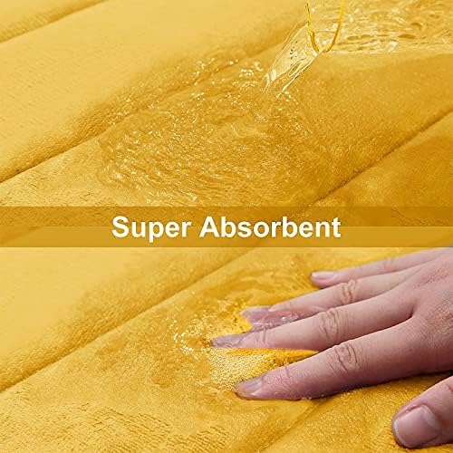 Buganda Memory Foam Bath Mat 35.4 x 24, Ultra Soft Absorbent Bathroom Rugs