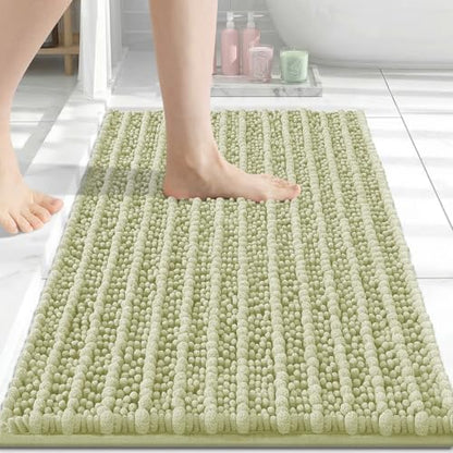 Arotive Bathroom Rugs Mat 24x16, Soft Absorbent Chenille Shaggy Bath Mat