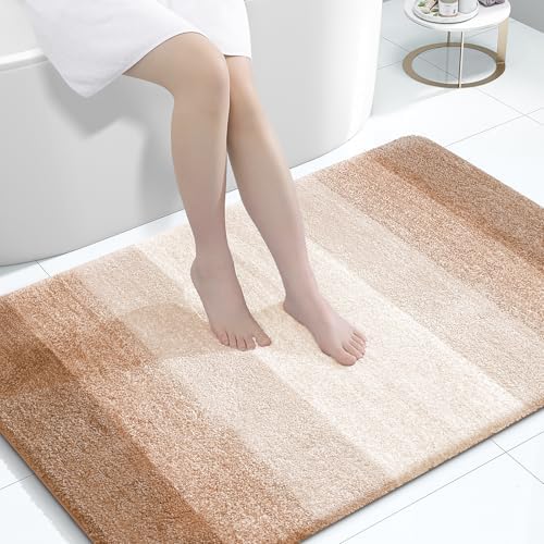 OLANLY Large Bathroom Rugs 44x32, Extra Soft Absorbent Microfiber Bath Rugs